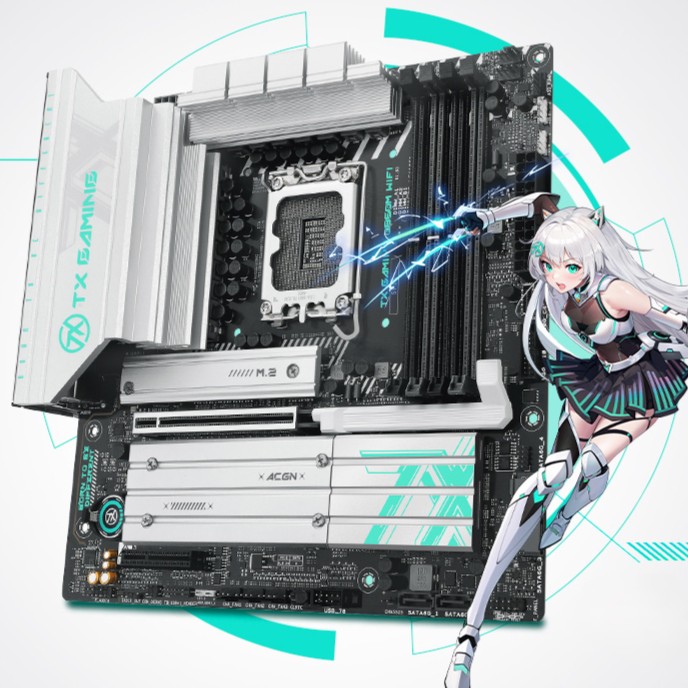 2025 New Released TX GAMING B8 - X870E Atx Motherboard recension och pris